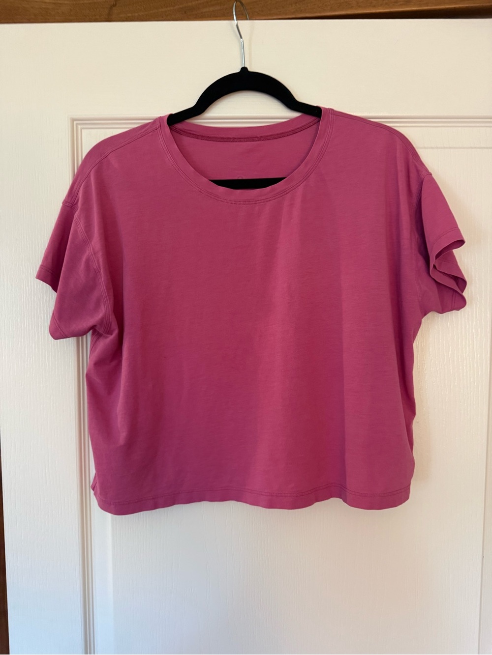 lululemon athletica Boxy Crop T-Shirt - Rose Pink